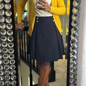 Navy skirt